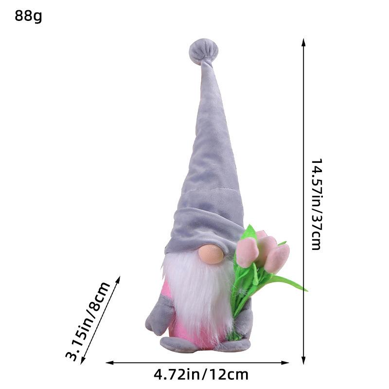 New Tulip Rudolf Plush Doll Home Window Decor Gift For Mom Festival Present сірий колір
New Tulip Rudolf Plush Doll Home Window Decor Gift For Mom Festival Present сірий колір