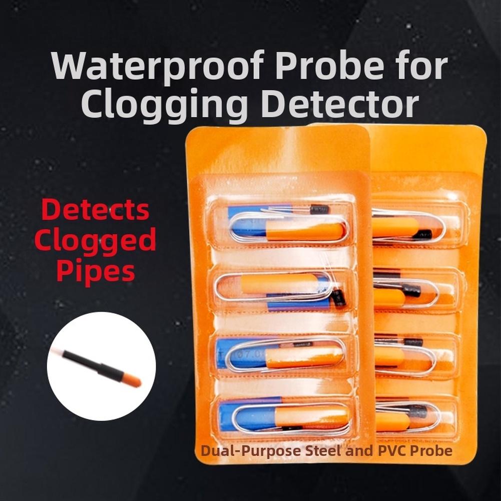 4pcs Blockage Detector Probe Stopping Detector Probe PVC Pipe Waterproof Sensor Clog Tester With Signal Wires Clog Detection China Mainland
4pcs Blockage Detector Probe Stopping Detector Probe PVC Pipe Waterproof Sensor Clog Tester With Signal Wires Clog Detection China Mainland