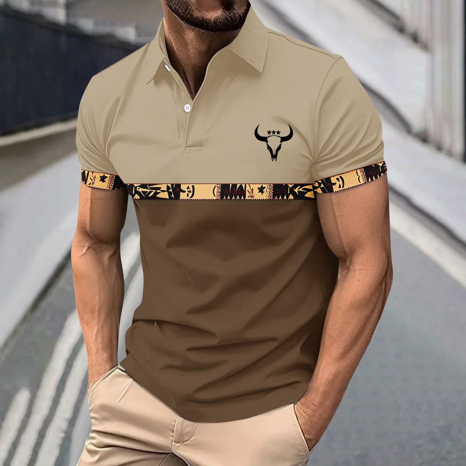 Men s Short Sleeve Polo Shirt Color Block Panel Collar High Neck Casual Summer Top Suitable for Golf and Everyday Wear XL
Men s Short Sleeve Polo Shirt Color Block Panel Collar High Neck Casual Summer Top Suitable for Golf and Everyday Wear XL