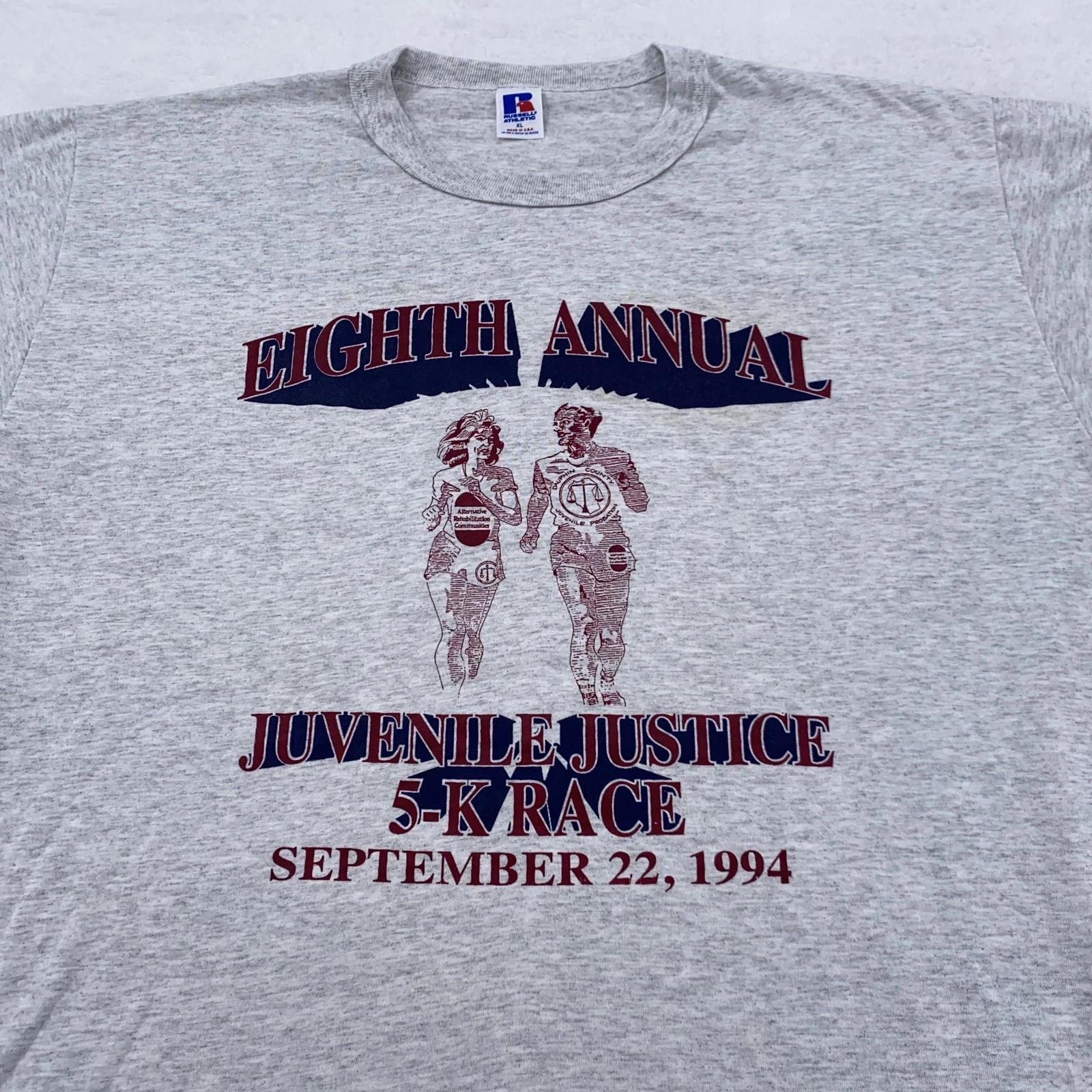 Vintage 90s Dauphin County Pennsylvania Juvenile Justice 5K Race Shirt Mens XL L
Vintage 90s Dauphin County Pennsylvania Juvenile Justice 5K Race Shirt Mens XL L