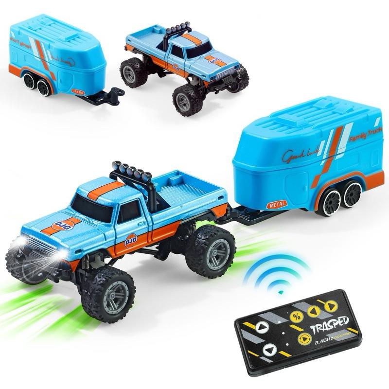 Mini Remote Control Car Toy for Kids Alloy RC Monster Truck Off-Road 1:64 USB Rechargeable with Lights Default
Mini Remote Control Car Toy for Kids Alloy RC Monster Truck Off-Road 1:64 USB Rechargeable with Lights Default