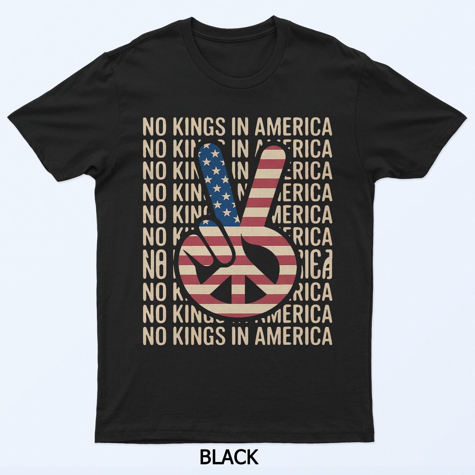 No Kings In America T-Shirt 4XL
No Kings In America T-Shirt 4XL
