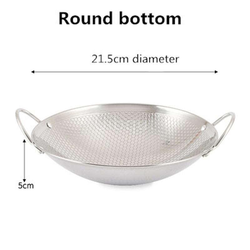 Stainless steel dry pot round bottom small round thickened double ear non-stick pot bar tripod cooker hotpot pots pans cookware
Stainless steel dry pot round bottom small round thickened double ear non-stick pot bar tripod cooker hotpot pots pans cookware