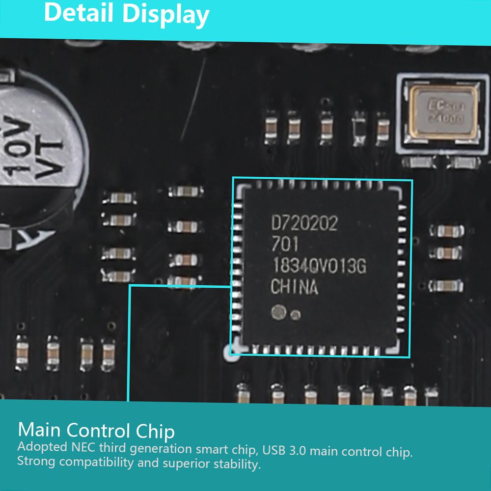 STW PCI E to USB 3.0 2 Port PCI Express Card Mini PCI E USB 3.0 Hub Controller Adapter with Internal USB 3.0 19 Pin
STW PCI E to USB 3.0 2 Port PCI Express Card Mini PCI E USB 3.0 Hub Controller Adapter with Internal USB 3.0 19 Pin