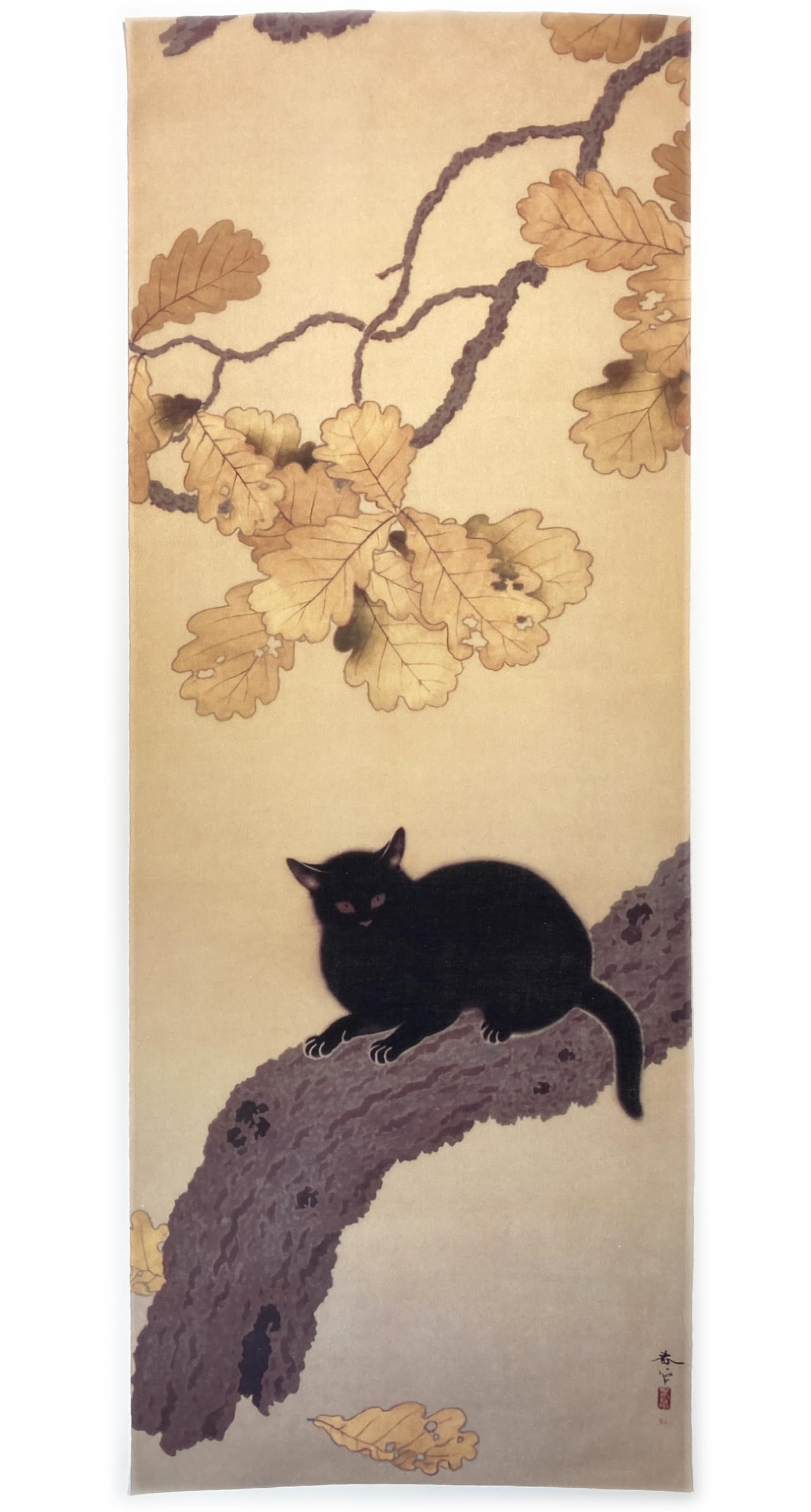Hand Towel Black Cat by Hishida Shunso Ukiyo-e бежевый
Hand Towel Black Cat by Hishida Shunso Ukiyo-e бежевый