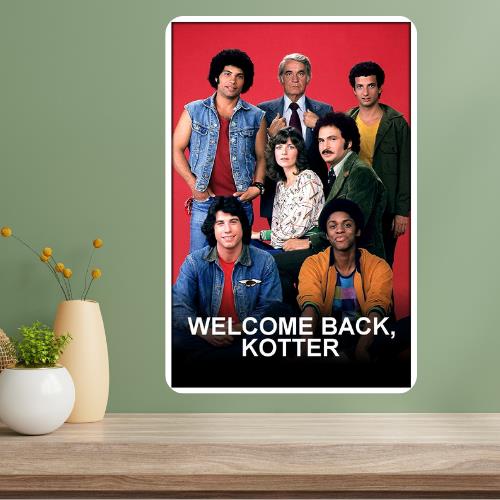 Welcome Back Kotter Classic TV Show Metal Poster Sign 20x30cm(7.8x11.8inch)
Welcome Back Kotter Classic TV Show Metal Poster Sign 20x30cm(7.8x11.8inch)