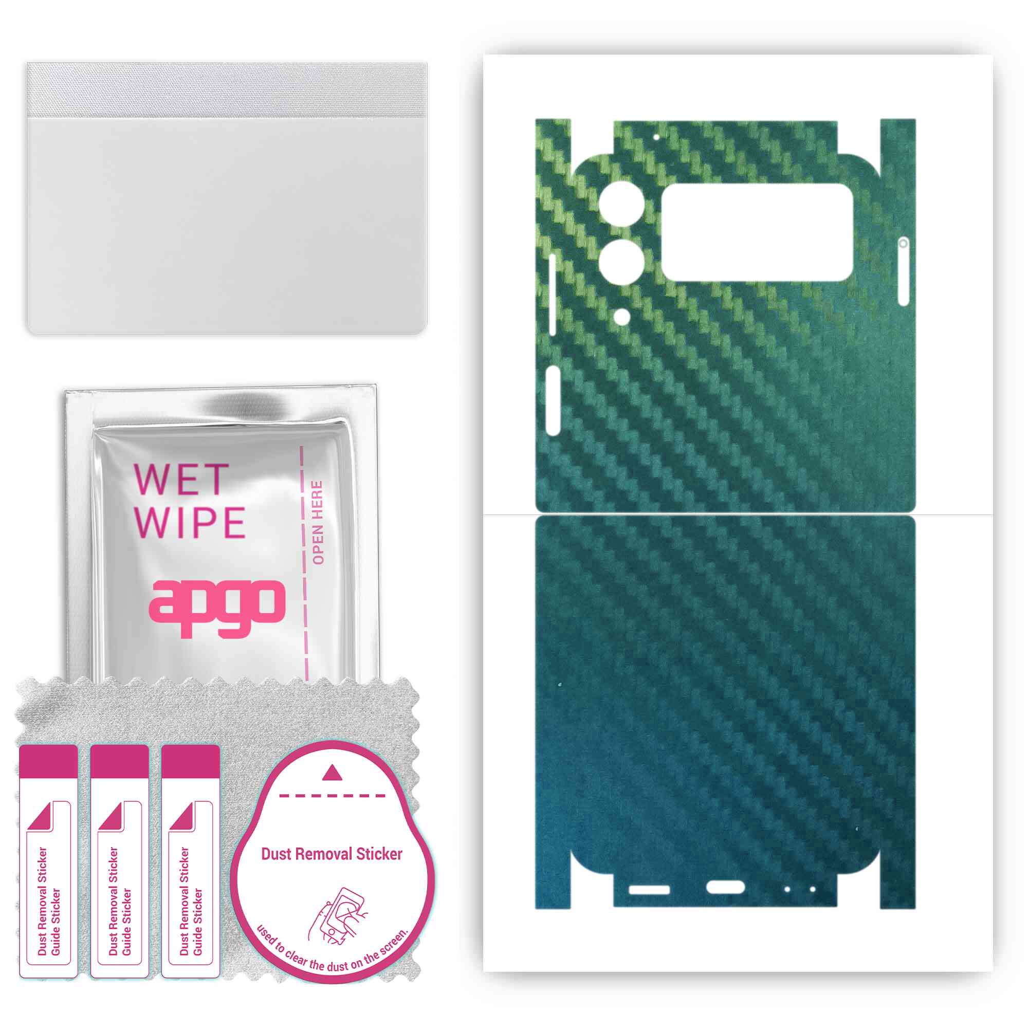 apgo Protective Skin Sticker for the back+sides compatible with Samsung Galaxy Z Flip4, Full Wrap Film, Foil, Vinyl - Pattern Carbon Chameleon CAKA1
apgo Protective Skin Sticker for the back+sides compatible with Samsung Galaxy Z Flip4, Full Wrap Film, Foil, Vinyl - Pattern Carbon Chameleon CAKA1