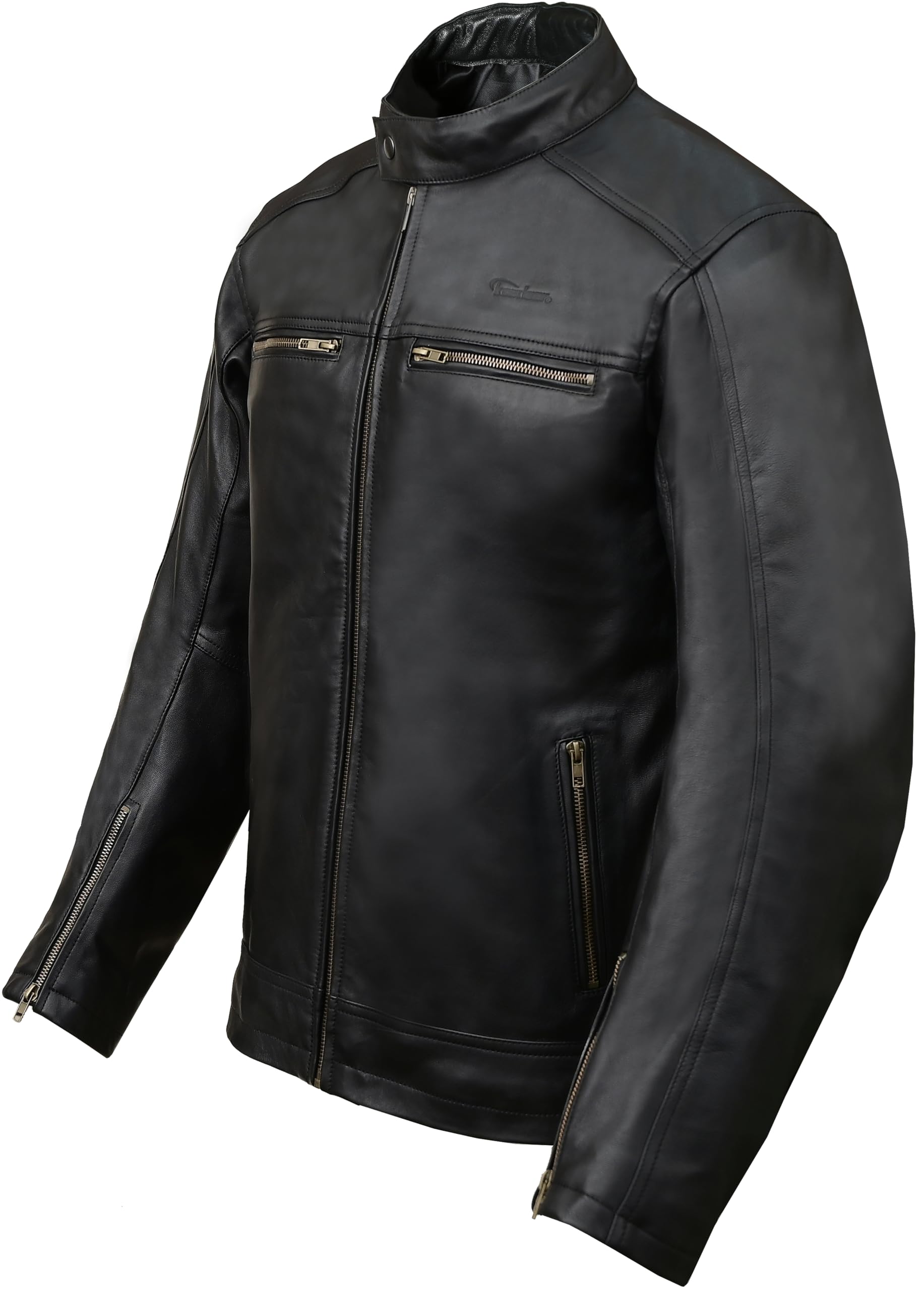 Kaedear Motorcycle Leather Jacket Jacket Windproof Sheep Leather Protector Single Protective Riding Leather Jacket Men s Rider s Spring/Autumn чорний
Kaedear Motorcycle Leather Jacket Jacket Windproof Sheep Leather Protector Single Protective Riding Leather Jacket Men s Rider s Spring/Autumn чорний
