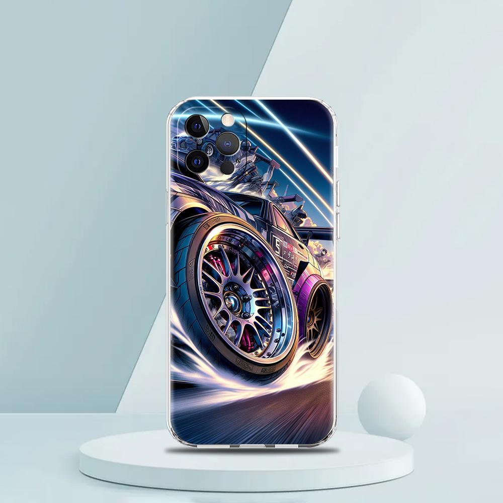 Soft TPU Transparent Phone Case Cover for iPhone 16 15 14 13 12 11 Pro Max XR 8 7 Plus Shockproof Shell Sports Car Drift Pattern for iPhone 16
Soft TPU Transparent Phone Case Cover for iPhone 16 15 14 13 12 11 Pro Max XR 8 7 Plus Shockproof Shell Sports Car Drift Pattern for iPhone 16