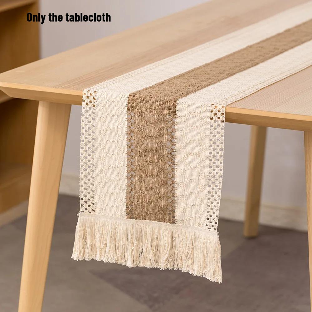High Aesthetic Tassel Table Towel Bohemian Coarse Cotton Thread Crochet Party Decoration Long Table Flag 30x120cm
High Aesthetic Tassel Table Towel Bohemian Coarse Cotton Thread Crochet Party Decoration Long Table Flag 30x120cm