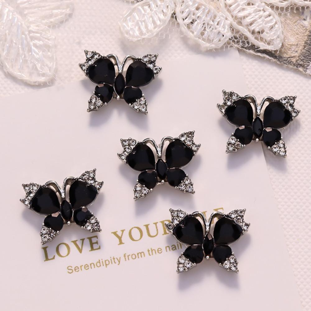 5pcs Zinc Zinc Alloy Love Heart Nail Rhinestones Flash Nail Art Ornaments Nail Art Supplies black butterfly
5pcs Zinc Zinc Alloy Love Heart Nail Rhinestones Flash Nail Art Ornaments Nail Art Supplies black butterfly