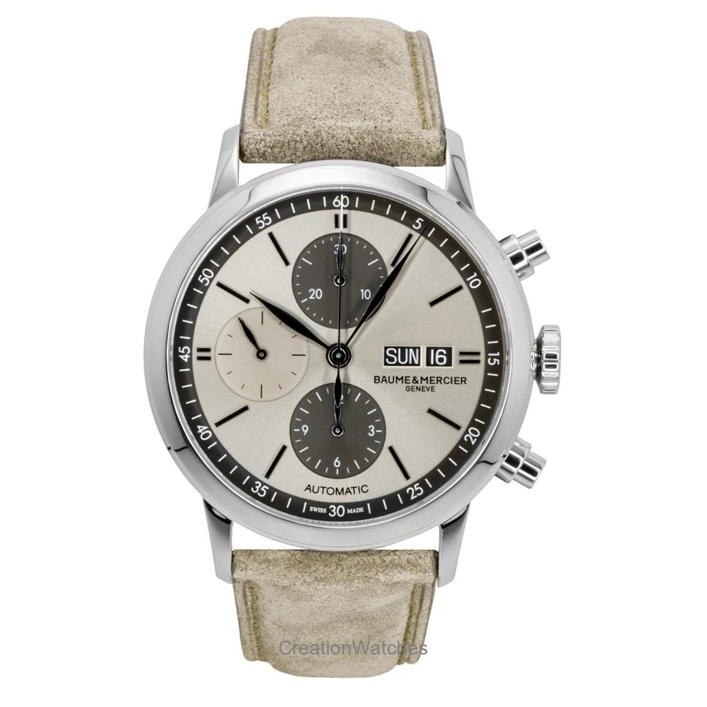 Baume & Mercier Classima Хронограф Шкіряний Ремінець Бежевий Циферблат Автоматичний M0A10782 Чоловічий Годинник бежевий
Baume & Mercier Classima Хронограф Шкіряний Ремінець Бежевий Циферблат Автоматичний M0A10782 Чоловічий Годинник бежевий