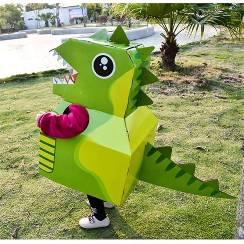 Dinosaur Cardboard DIY Lion Dance Model - Creative Wearable Animal Toy for Kids Craft Projects
Dinosaur Cardboard DIY Lion Dance Model - Creative Wearable Animal Toy for Kids Craft Projects
