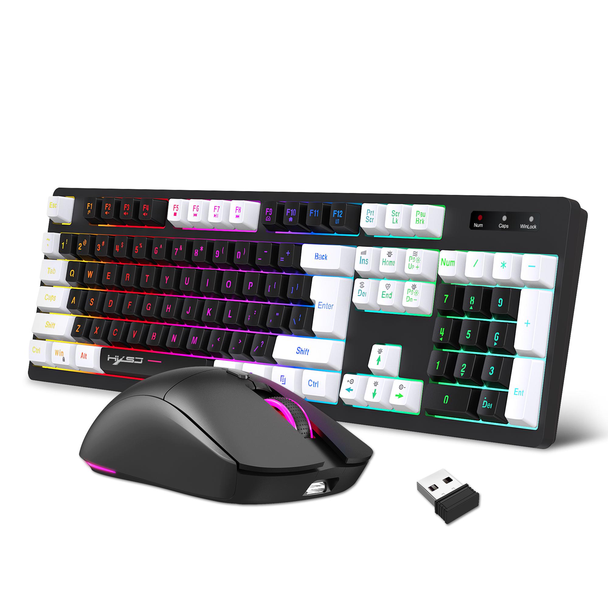L98 Беспроводная клавиатура и мышь 2,4G, 140 клавиш, RGB, с цветной подсветкой, перезаряжаемая игровая клавиатура для компьютера, ПК, ноутбука
L98 Беспроводная клавиатура и мышь 2,4G, 140 клавиш, RGB, с цветной подсветкой, перезаряжаемая игровая клавиатура для компьютера, ПК, ноутбука