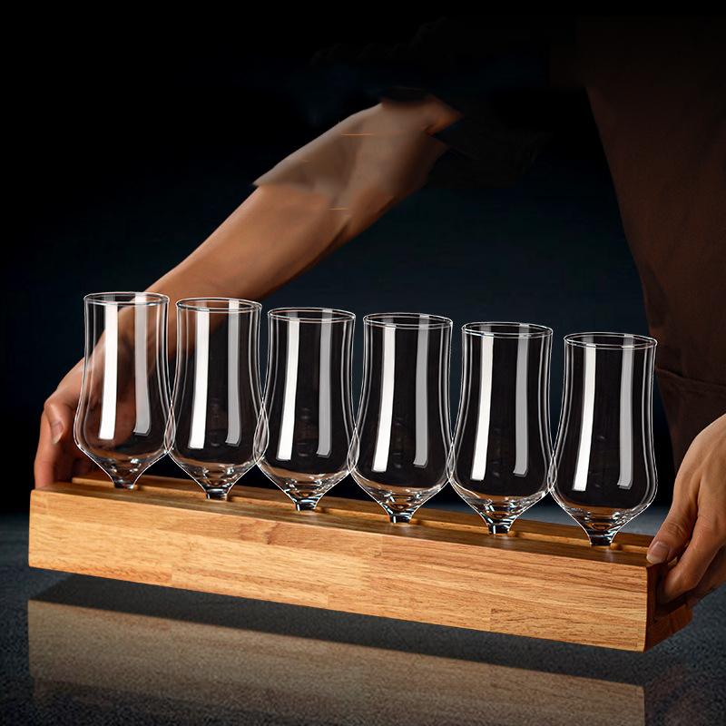 400ML lead-free clear wine glass cup with wooden tray Vintage Champagne Glasses, Classic Cocktail Glasses
400ML lead-free clear wine glass cup with wooden tray Vintage Champagne Glasses, Classic Cocktail Glasses