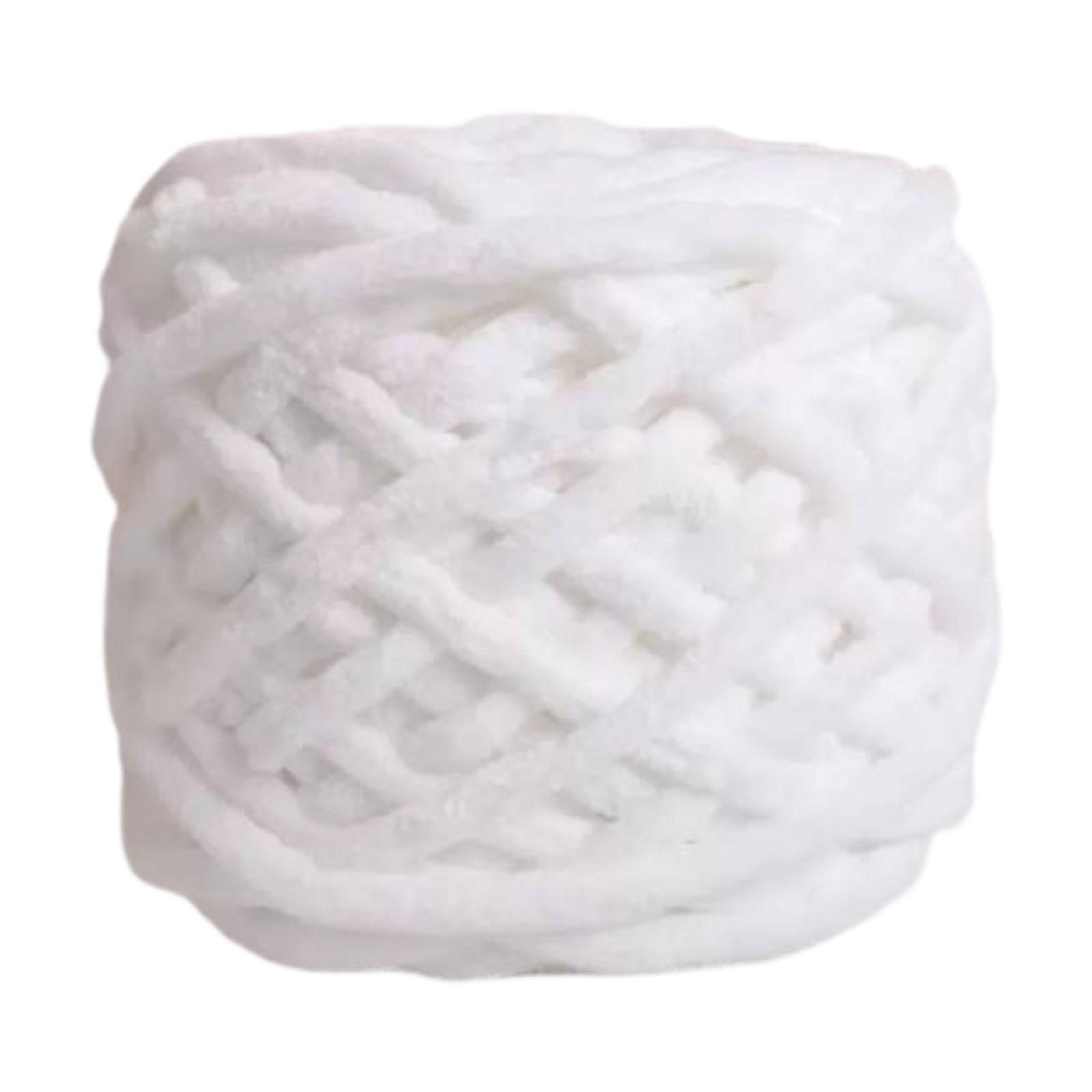 Soft Chunky Chenille Yarn Fluffy Bulky Crochet Yarn for Hand Knitting DIY Blanket Hat Cushion Crafts білий
Soft Chunky Chenille Yarn Fluffy Bulky Crochet Yarn for Hand Knitting DIY Blanket Hat Cushion Crafts білий