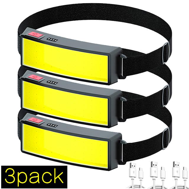 Светодиодный фонарик COB, 3 режима, USB аккумуляторная налобная лампа, походная лампа для кемпинга Style A 3Pcs
Светодиодный фонарик COB, 3 режима, USB аккумуляторная налобная лампа, походная лампа для кемпинга Style A 3Pcs