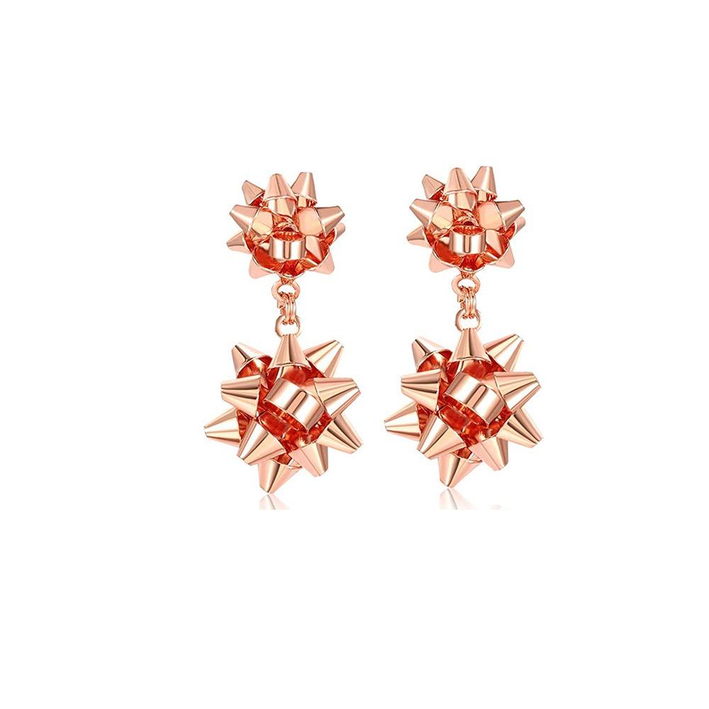 Блестящие висячие серьги Разноцветные ювелирные аксессуары Модные серьги-пусеты розового золота
Блестящие висячие серьги Разноцветные ювелирные аксессуары Модные серьги-пусеты розового золота