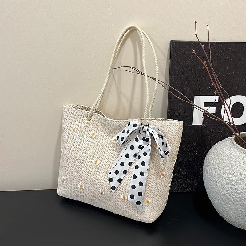 2026 New Straw Bag with Silk Scarf Single Shoulder Handbag Large Capacity Simple Tote Bag for Women Trendy Vacation Beach Bag бежевый
2026 New Straw Bag with Silk Scarf Single Shoulder Handbag Large Capacity Simple Tote Bag for Women Trendy Vacation Beach Bag бежевый