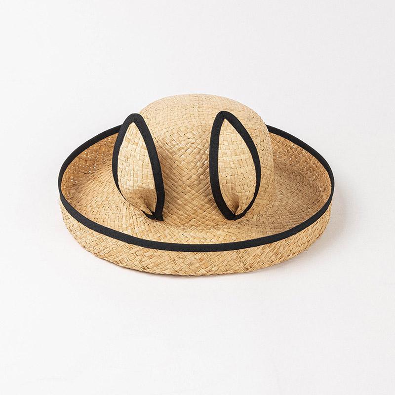 Korean Fashion Cute Girl Rabbit Ears Dome Curling Handmade Raffia Straw Hats For Women Summer Vintage Vacation Sun Hat Beach Cap 54-58cm хакі
Korean Fashion Cute Girl Rabbit Ears Dome Curling Handmade Raffia Straw Hats For Women Summer Vintage Vacation Sun Hat Beach Cap 54-58cm хакі