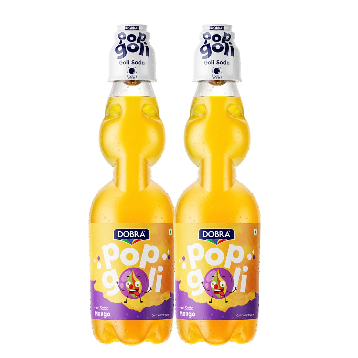 Dobra Pop Goli - Mango Flavour | Goli soda |Marble soda |Banta | Fizzy Mocktail Mix | Pack of 2 | 2 x 225ml
Dobra Pop Goli - Mango Flavour | Goli soda |Marble soda |Banta | Fizzy Mocktail Mix | Pack of 2 | 2 x 225ml