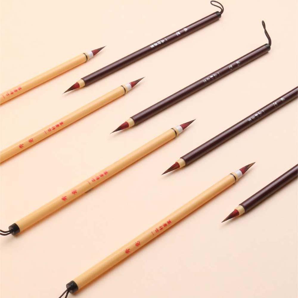 2pcs 0.5cm Painting Pen for Chinese Imitation Rabbit Hair Hook Line Pen Coffee Chinese Brush Office Khaki
2pcs 0.5cm Painting Pen for Chinese Imitation Rabbit Hair Hook Line Pen Coffee Chinese Brush Office Khaki