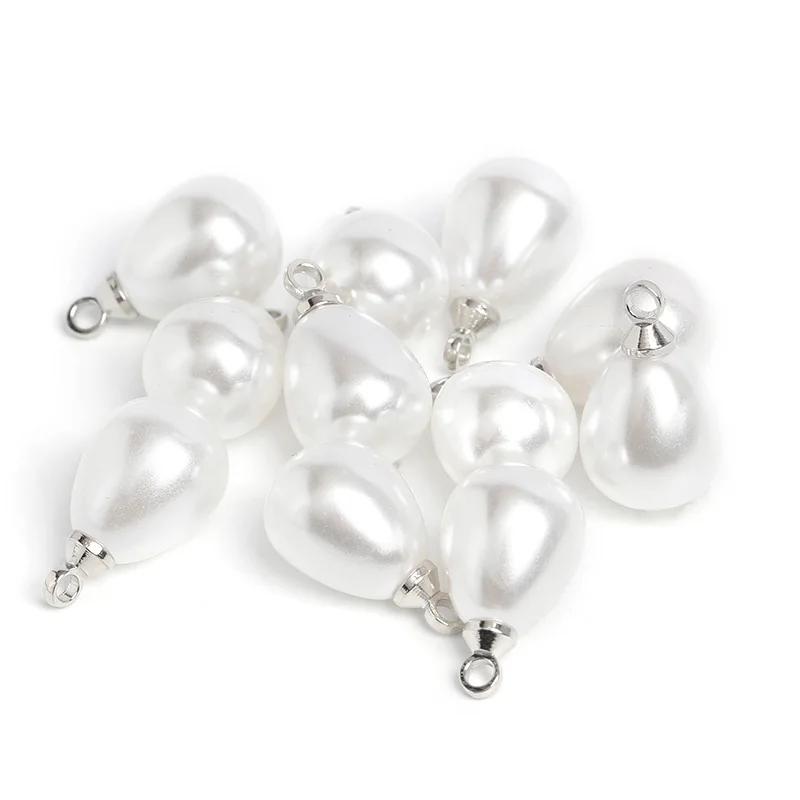 20pcs/lot Imitation Teardrop Pearl Beads Charms Pendant for DIY Jewelry Making Accessories Handmade Earring Bracelet Necklace 8x10mm
20pcs/lot Imitation Teardrop Pearl Beads Charms Pendant for DIY Jewelry Making Accessories Handmade Earring Bracelet Necklace 8x10mm