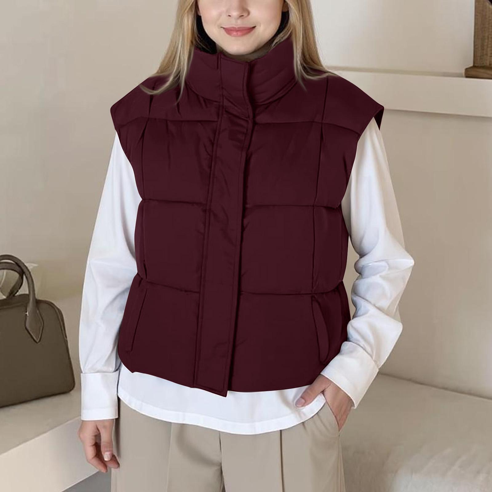 Women s Down Vest Sleeveless Winter Short Jacket Warm Lightweight Stand Collar Down With Pockets XL
Women s Down Vest Sleeveless Winter Short Jacket Warm Lightweight Stand Collar Down With Pockets XL