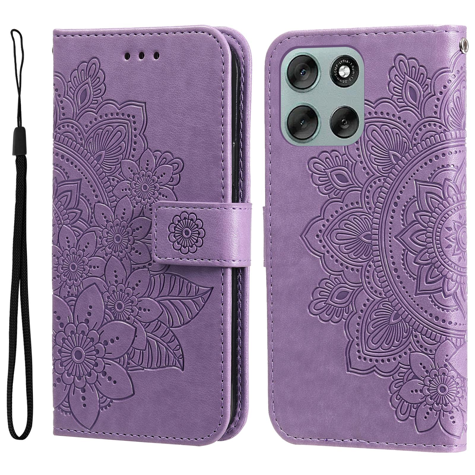 For Motorola Moto G56 5G Case Floral Pattern PU Leather Wallet Stand Phone Cover Purple
For Motorola Moto G56 5G Case Floral Pattern PU Leather Wallet Stand Phone Cover Purple