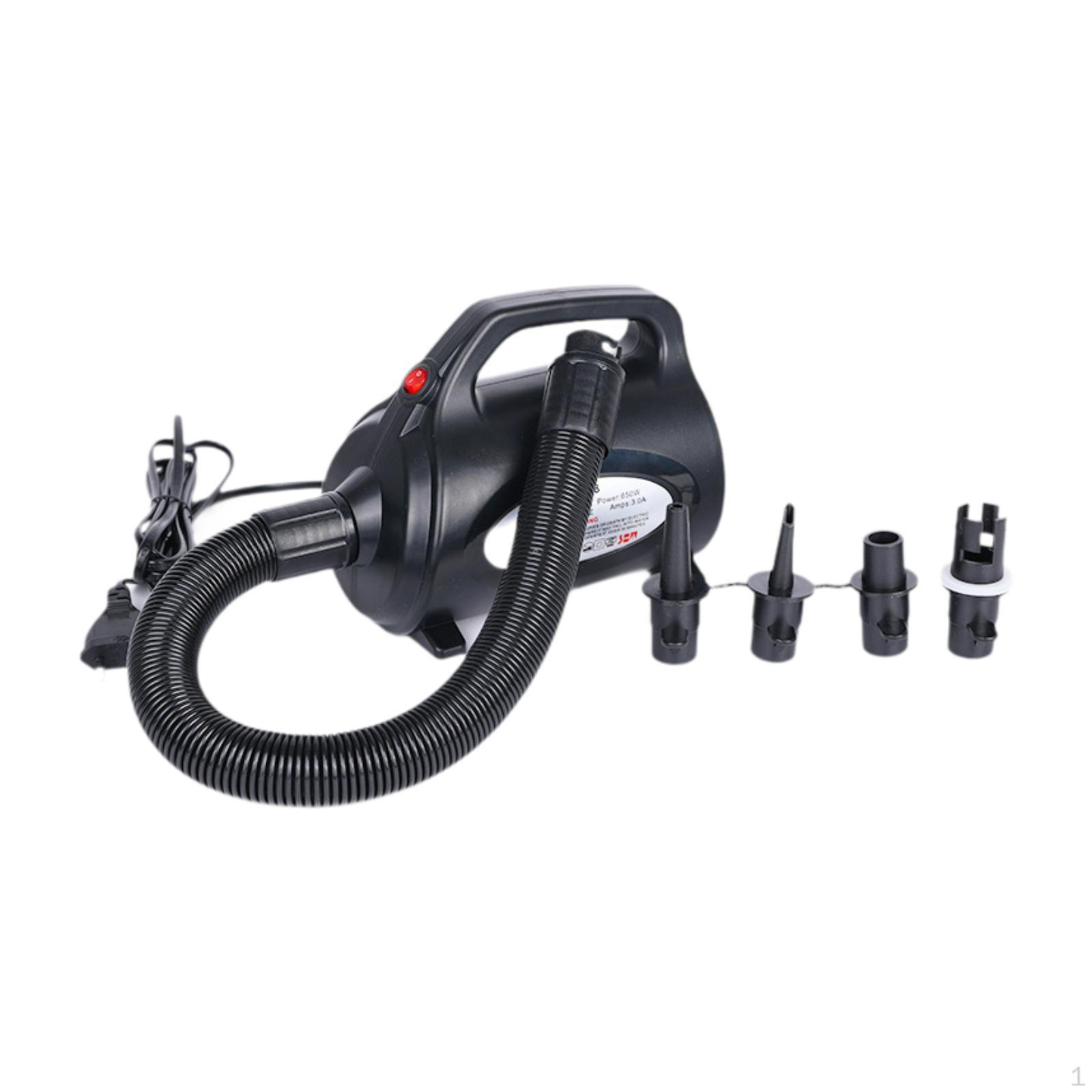 Electric Air Pump Inflator Portable Quickly Inflate Deflat 650 W for Water Toy Exercise Ball
Electric Air Pump Inflator Portable Quickly Inflate Deflat 650 W for Water Toy Exercise Ball