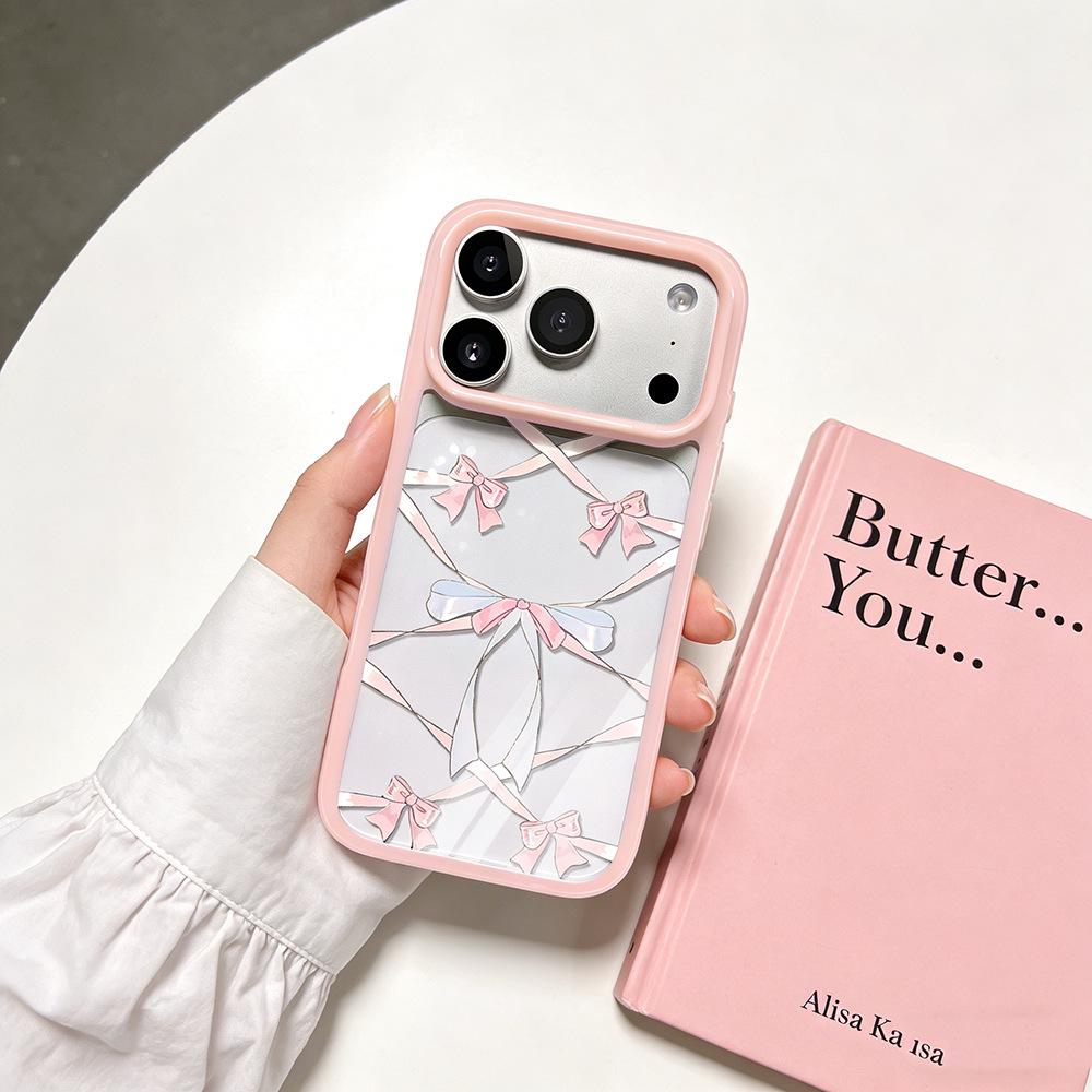 Apple 17Pro Pink Bow Heart Transparent Drop-Proof Case for iPhone 16/15 iPhone 16 Plus
Apple 17Pro Pink Bow Heart Transparent Drop-Proof Case for iPhone 16/15 iPhone 16 Plus