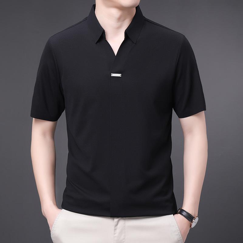 Тонкая мужская рубашка поло с короткими рукавами, повседневная футболка с V-образным вырезом и короткими рукавами, однотонная 4XL
Тонкая мужская рубашка поло с короткими рукавами, повседневная футболка с V-образным вырезом и короткими рукавами, однотонная 4XL