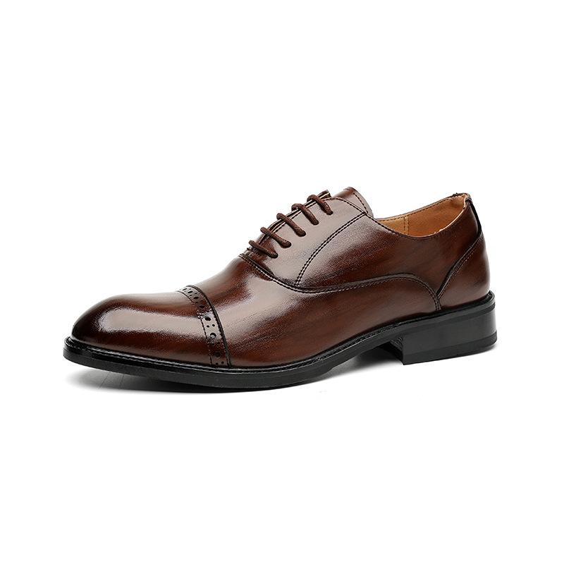 2025 men s business dress men s shoes new casual fashion leather shoes men s trendy British breathable shoes 8166-R 44 світло-коричневого кольору
2025 men s business dress men s shoes new casual fashion leather shoes men s trendy British breathable shoes 8166-R 44 світло-коричневого кольору