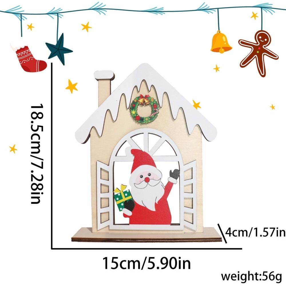 1 шт. Деревянный домик Санта Снеговик Подвеска Украшения для рождественской елки Орнаменты для домашнего декора Новый год 2026 Детские подарки Аксессуар
1 шт. Деревянный домик Санта Снеговик Подвеска Украшения для рождественской елки Орнаменты для домашнего декора Новый год 2026 Детские подарки Аксессуар