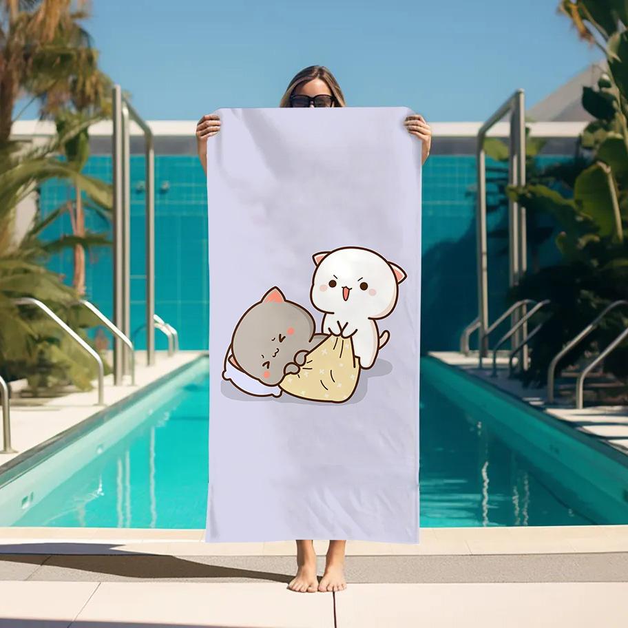 Peach Mochi Cat Towel Bath For Home Quick Drying Towels Bathroom Accessories Spa Personal Care Sauna Large Beach Gym Set Sports W30*H60(CM)
Peach Mochi Cat Towel Bath For Home Quick Drying Towels Bathroom Accessories Spa Personal Care Sauna Large Beach Gym Set Sports W30*H60(CM)