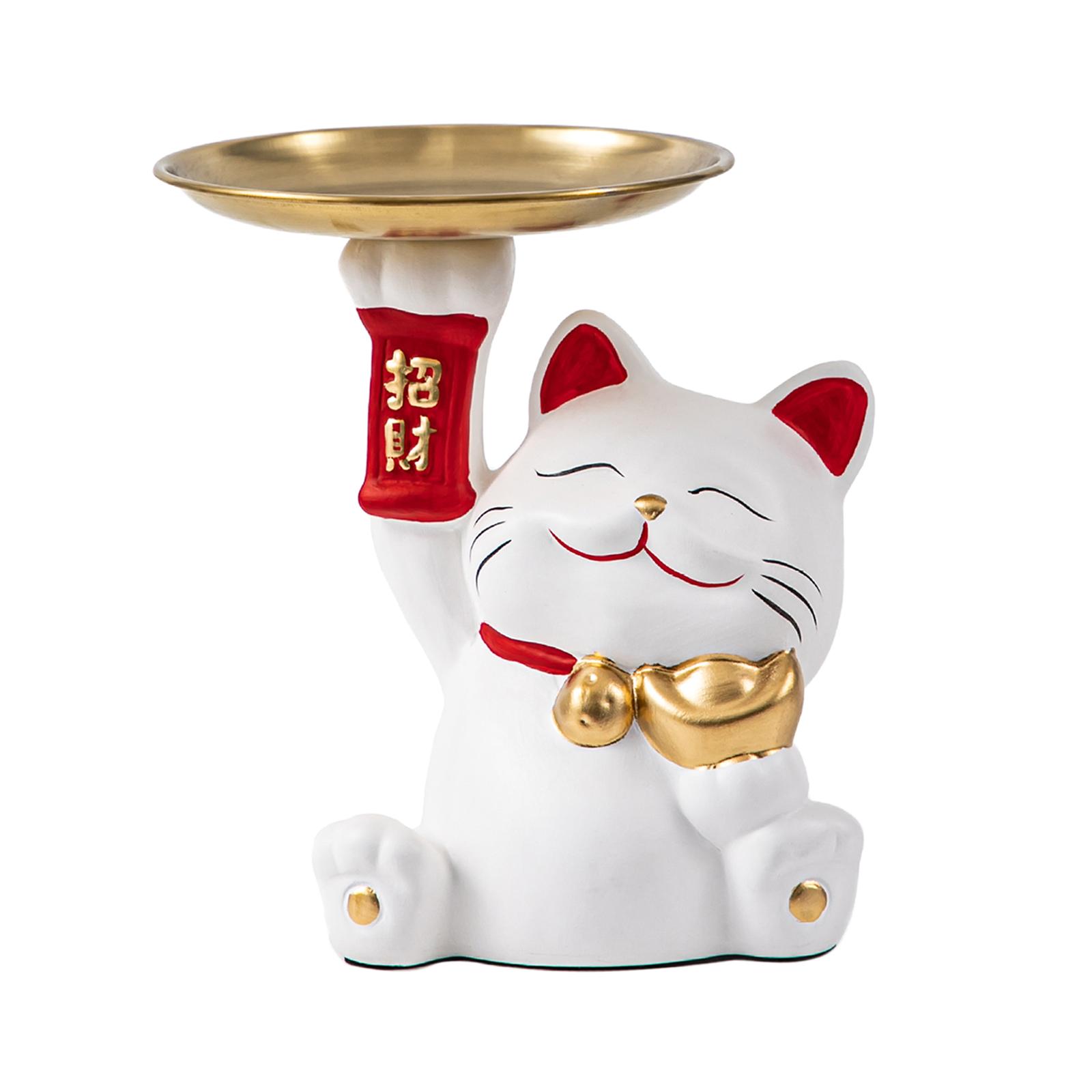 Resin Cat Storage Tray Cat Statue Cute Ornament Modern Key Holder Desktop Organizer for Cabinet Bedroom Shelf Home Decoration
Resin Cat Storage Tray Cat Statue Cute Ornament Modern Key Holder Desktop Organizer for Cabinet Bedroom Shelf Home Decoration