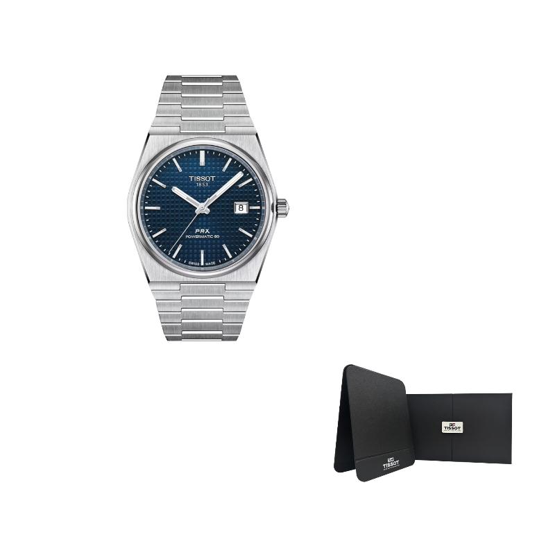 TISSOT PRX Automatic Mechanical Movement Men s Watches Watch Blue Dial Stainless Steel Watchband T137.407.11.041.00- Blue Gift Box Set
TISSOT PRX Automatic Mechanical Movement Men s Watches Watch Blue Dial Stainless Steel Watchband T137.407.11.041.00- Blue Gift Box Set