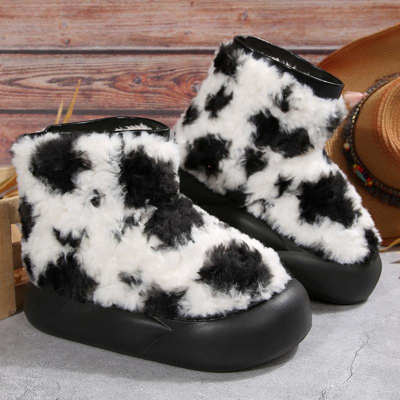 Fashion Thick Sole Fluffy Snow Boots Women Vintage Printed Thicken Plush Winter Ankle Boots Woman Non Slip Platform Cotton Padded Shoes 36-37 чорний
Fashion Thick Sole Fluffy Snow Boots Women Vintage Printed Thicken Plush Winter Ankle Boots Woman Non Slip Platform Cotton Padded Shoes 36-37 чорний