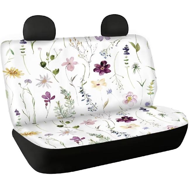 Binienty Pink Cherry Blossom Butterfly Car Rear Seat Covers for Women Fashion Auto Backseat Seats Protector Car Interior Bench Cover Universal Fit White Boho Floral
Binienty Pink Cherry Blossom Butterfly Car Rear Seat Covers for Women Fashion Auto Backseat Seats Protector Car Interior Bench Cover Universal Fit White Boho Floral