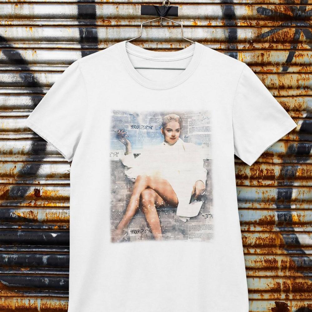 Vintage Retro Basic Instinct fan art Sharon Stone Unisex Short Sleeve Tee Shirt Unisex T-Shirt S
Vintage Retro Basic Instinct fan art Sharon Stone Unisex Short Sleeve Tee Shirt Unisex T-Shirt S