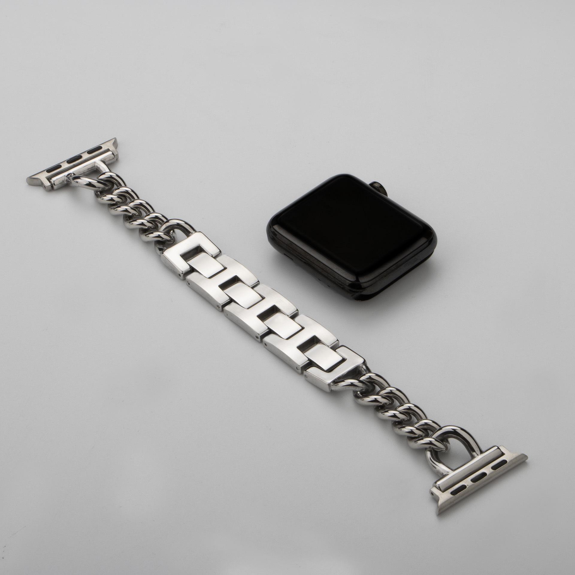 Apple Watch Band 1-10: Slim Stainless Steel Fragrance-Style Fashion with High-End Sense 22mm срібний
Apple Watch Band 1-10: Slim Stainless Steel Fragrance-Style Fashion with High-End Sense 22mm срібний