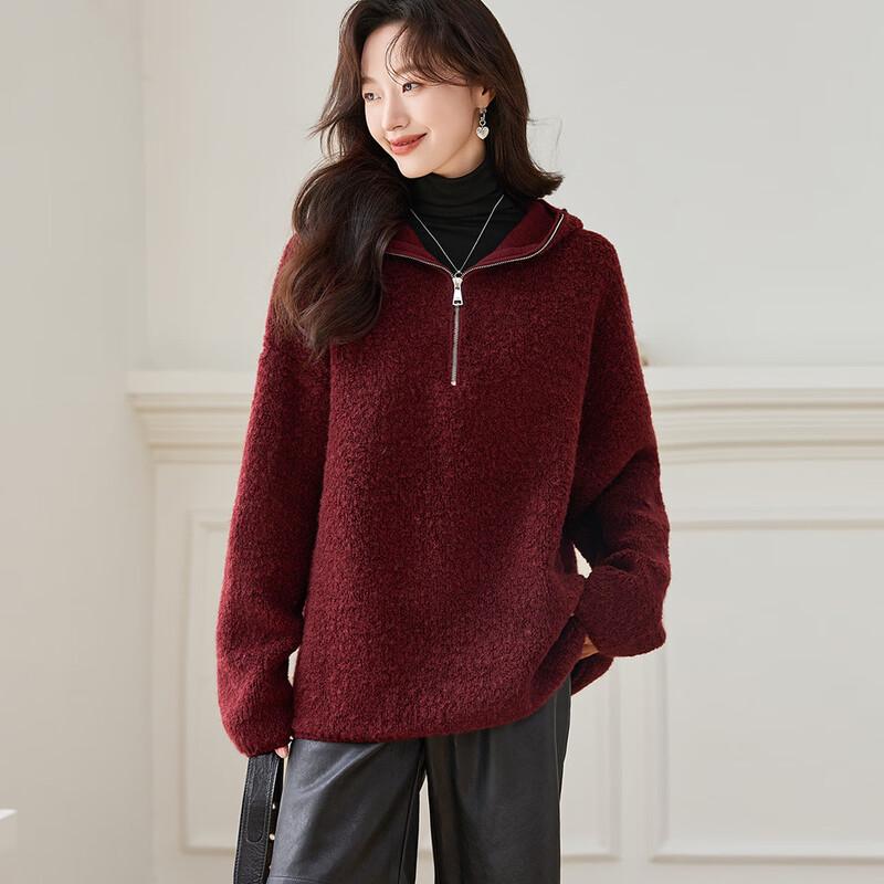 Srcr Women s Thickened 100% Wool Hooded Loose Sweater One Size
Srcr Women s Thickened 100% Wool Hooded Loose Sweater One Size