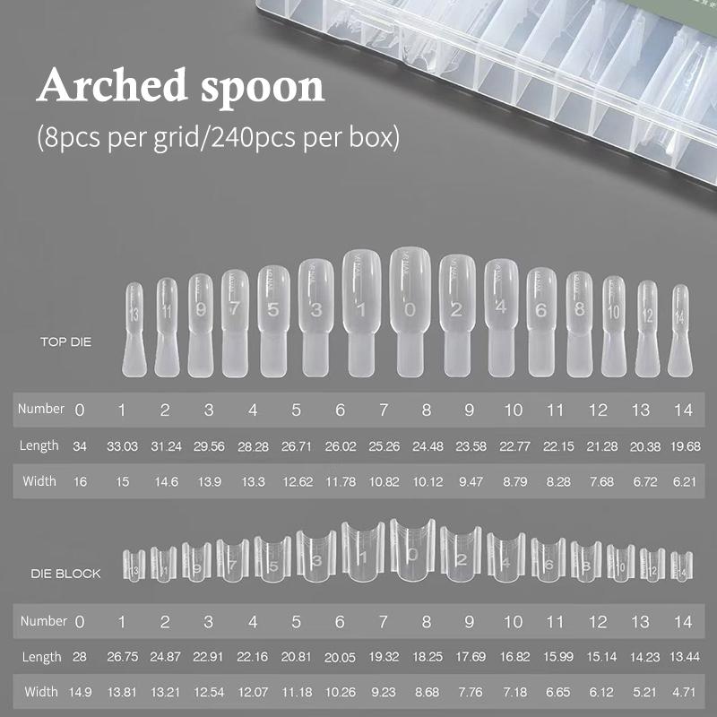 Sandwich Dual Nail Forms Trapezoidal Oval Nail Extension Forms 240pcs/Box Top & Bottom Form For Quick Diy Nail Extensions Salon
Sandwich Dual Nail Forms Trapezoidal Oval Nail Extension Forms 240pcs/Box Top & Bottom Form For Quick Diy Nail Extensions Salon
