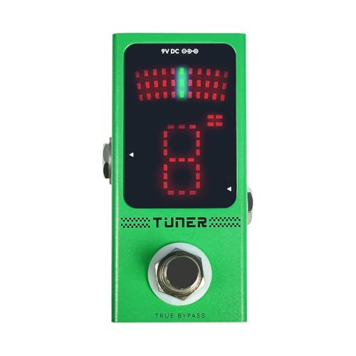 Btuty Guitar Tuner Pedal, High Accuracy, Fast Response, Compact Metal Body, Durable Design, Ideal for Live Performances and Studio Use, Green, Dimensi
Btuty Guitar Tuner Pedal, High Accuracy, Fast Response, Compact Metal Body, Durable Design, Ideal for Live Performances and Studio Use, Green, Dimensi