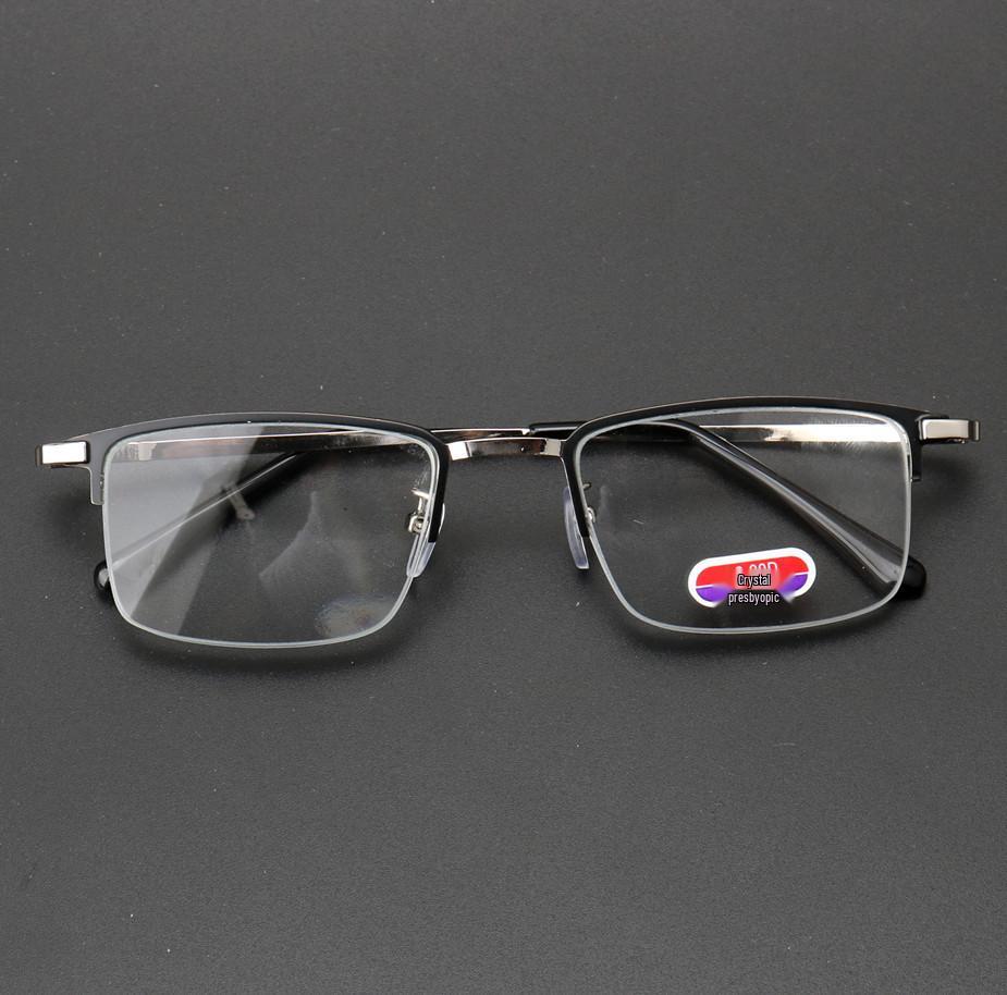Мужские очки для чтения Anji с полуободковой оправой, HD-кристаллами и двухцветным гальваническим покрытием +2.00 серебряный/чёрный
Мужские очки для чтения Anji с полуободковой оправой, HD-кристаллами и двухцветным гальваническим покрытием +2.00 серебряный/чёрный