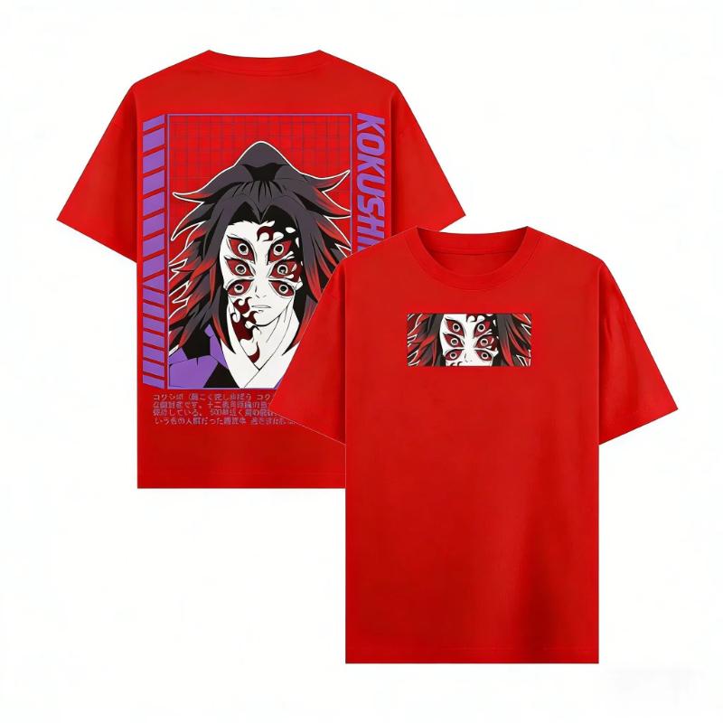 Kokushibo Anime T Shirt Men Women Cotton Short Sleeve Tee Demon Slayer Upper Moon Graphic Print Streetwear Casual 2026 Summer S
Kokushibo Anime T Shirt Men Women Cotton Short Sleeve Tee Demon Slayer Upper Moon Graphic Print Streetwear Casual 2026 Summer S