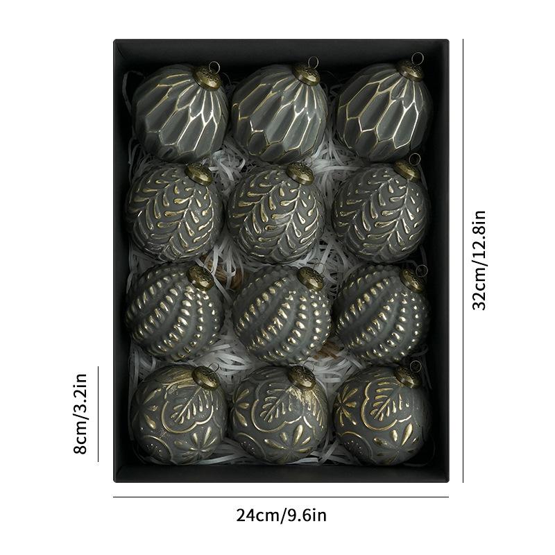 12Pcs Vintage Green Christmas Ball Ornaments 8Cm Retro Christmas Tree Baubles for Home Indoor Decor DIY Holiday Crafts Supplies 8cm
12Pcs Vintage Green Christmas Ball Ornaments 8Cm Retro Christmas Tree Baubles for Home Indoor Decor DIY Holiday Crafts Supplies 8cm