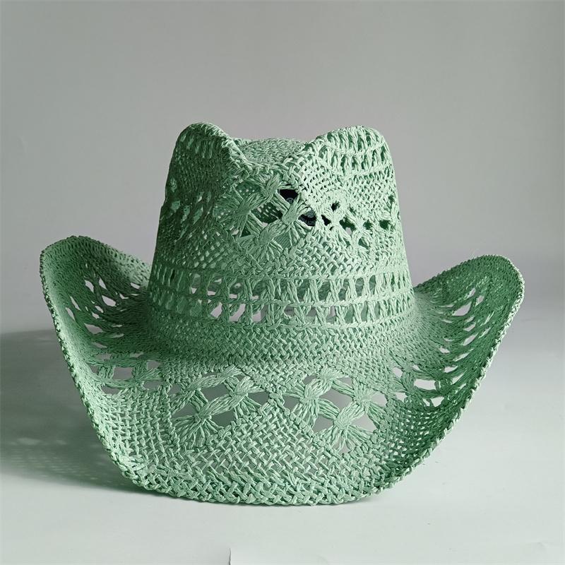 Red Weave Hollow Western Cowboy Hat For Men Women Summer Outdoor Cowgirl Beach Sun Papyrus Straw Hat sombrero hombre 56-58cm
Red Weave Hollow Western Cowboy Hat For Men Women Summer Outdoor Cowgirl Beach Sun Papyrus Straw Hat sombrero hombre 56-58cm