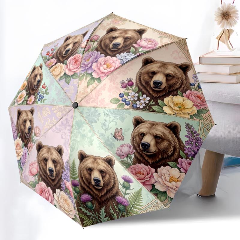 1pc Sturdy 8-Bone Auto Umbrella, Gentle Black Bear Umbrella, Digital Printed, Foldable Umbrella for On-the-Go Outdoor Use
1pc Sturdy 8-Bone Auto Umbrella, Gentle Black Bear Umbrella, Digital Printed, Foldable Umbrella for On-the-Go Outdoor Use
