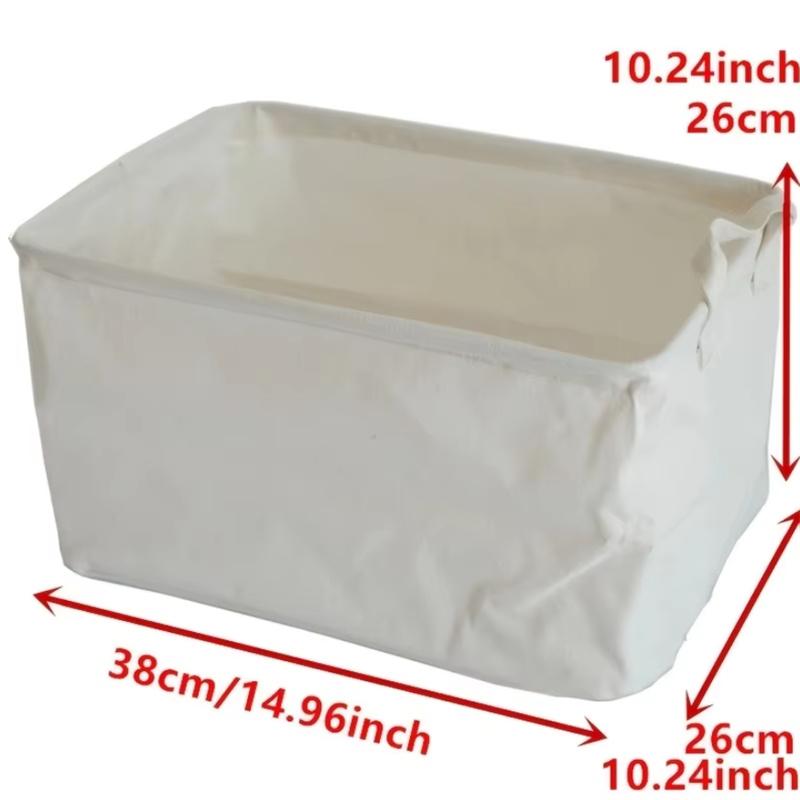 French Minimalist Style Cotton Storage Basket Household Sundries Storage Boxes Wardrobe Clothing Organization Storage Basket 38x26x26cm
French Minimalist Style Cotton Storage Basket Household Sundries Storage Boxes Wardrobe Clothing Organization Storage Basket 38x26x26cm